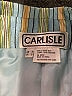 Carlisle 100% Silk Stripes Teal Silk Blazer Size 8 - photo 6