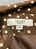 Le Suit 100% Polyester Polka Dots Brown Jacket Size 8 Petite - photo 6