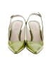 Coach Color Block Green Heels Size 5 1/2 - photo 2