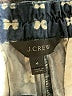 J.Crew 100% Cotton Print Blue Shorts Size 4 - photo 3