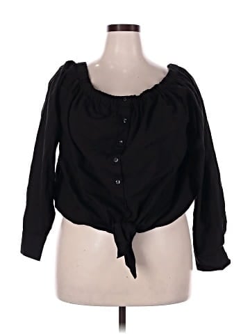 Time and Tru 3/4 Sleeve Blouse (view 1)