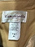 Cinderella 100% Polyester Metallic Gold Cocktail Dress Size XL - photo 4