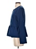 Eden Court Blue Long Sleeve Blouse Size S - photo 5