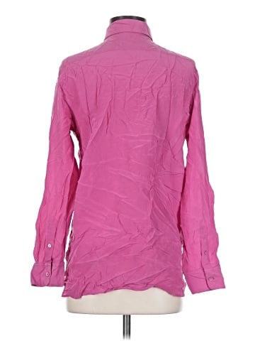 Babaton Long Sleeve Silk Top (view 2)