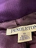 Pendleton 100% Virgin Wool Purple Wool Blazer Size 10 - photo 6