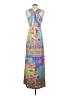Boston Proper Tropical Gray Blue Casual Dress Size XS - photo 2