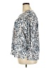 Rebecca Malone Animal Print Blue 3/4 Sleeve Blouse Size 2X - photo 5