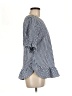 Sara Campbell Blue Short Sleeve Blouse Size M - photo 4