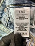 Aeropostale 100% Cotton Graphic Blue Jeans Size 4 - photo 8