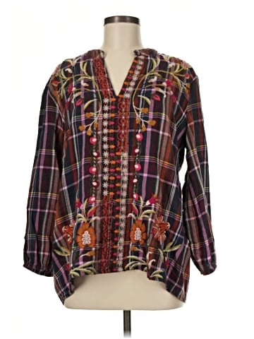 Johnny Was 3/4 Sleeve Blouse (view 1)