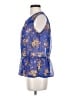 Olivia Moon 100% Polyester Blue Sleeveless Blouse Size S (estimated) - photo 5