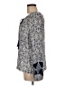 Olivaceous 100% Rayon Blue Long Sleeve Blouse Size M - photo 5