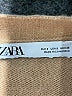 Zara 100% Lana Wool Tan Wool Cardigan Size S - photo 7