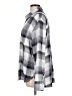 Treasure & Bond Plaid Gray Long Sleeve Button-Down Shirt Size L - photo 5