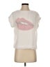 Zara Ivory Short Sleeve Top Size S - photo 1