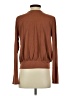 Alya Brown Long Sleeve Blouse Size S - photo 2