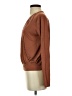 Alya Brown Long Sleeve Blouse Size S - photo 5