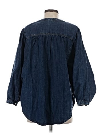 Habitual 3/4 Sleeve Button-Down Shirt (view 2)