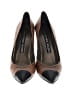 Martinez Valero Animal Print Brown Heels Size 7 - photo 2