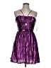 City Studio Metallic Purple Cocktail Dress Size 11 - 12 - photo 1