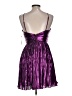 City Studio Metallic Purple Cocktail Dress Size 11 - 12 - photo 2