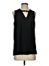 Crescent 100% Polyester Black Sleeveless Blouse Size S - photo 1