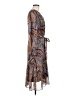 Donna Morgan 100% Polyester Paisley Brown Casual Dress Size 4 - photo 4