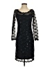 Onyx Nite Stars Black Cocktail Dress Size 4 - photo 1