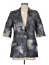 Elizabeth and James Print Gray Blazer Size 6 - photo 1