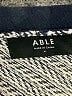 ABLE 100% Cotton Stripes Gray Pullover Sweater Size XL - photo 7
