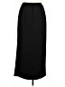 Caslon 100% Polyester Solid Black Formal Skirt Size 10 - photo 1