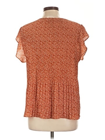 Adrianna Papell Short Sleeve Blouse (view 2)