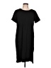 Jessica Simpson Solid Black Casual Dress Size L - photo 1