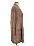 August Silk Brown Kimono Size L - photo 4