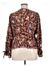 Democracy 100% Polyester Purple 3/4 Sleeve Blouse Size 1X - photo 2