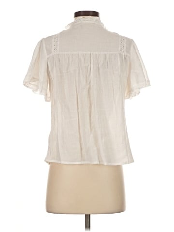 Zoe and Claire Short Sleeve Blouse (view 2)