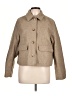 H&M 100% Polyester Tweed Tan Coat Size L - photo 1