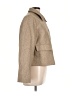 H&M 100% Polyester Tweed Tan Coat Size L - photo 4
