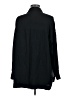 Magaschoni 100% Silk Solid Black Long Sleeve Silk Top Size M - photo 2