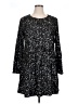 Gap 100% Polyester Stars Black Cocktail Dress Size XL - photo 1