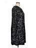Gap 100% Polyester Stars Black Cocktail Dress Size XL - photo 4