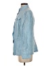 J. McLaughlin 100% Linen Blue Denim Jacket Size S - photo 5