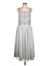 ASOS 100% Polyester Silver Cocktail Dress Size 12 - photo 1
