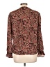Veronica M. Brown Long Sleeve Blouse Size L - photo 2