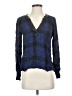 Parker 100% Silk Blue 3/4 Sleeve Silk Top Size S (estimated) - photo 1