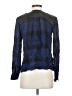 Parker 100% Silk Blue 3/4 Sleeve Silk Top Size S (estimated) - photo 2