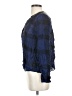 Parker 100% Silk Blue 3/4 Sleeve Silk Top Size S (estimated) - photo 5