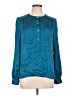 Vince Camuto Teal Long Sleeve Blouse Size L (petite) - photo 1