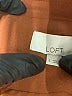 Ann Taylor LOFT 100% Polyester Orange Brown Blazer Size 4 - photo 6