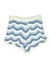 L Space Chevron-herringbone Blue Shorts Size L - photo 1